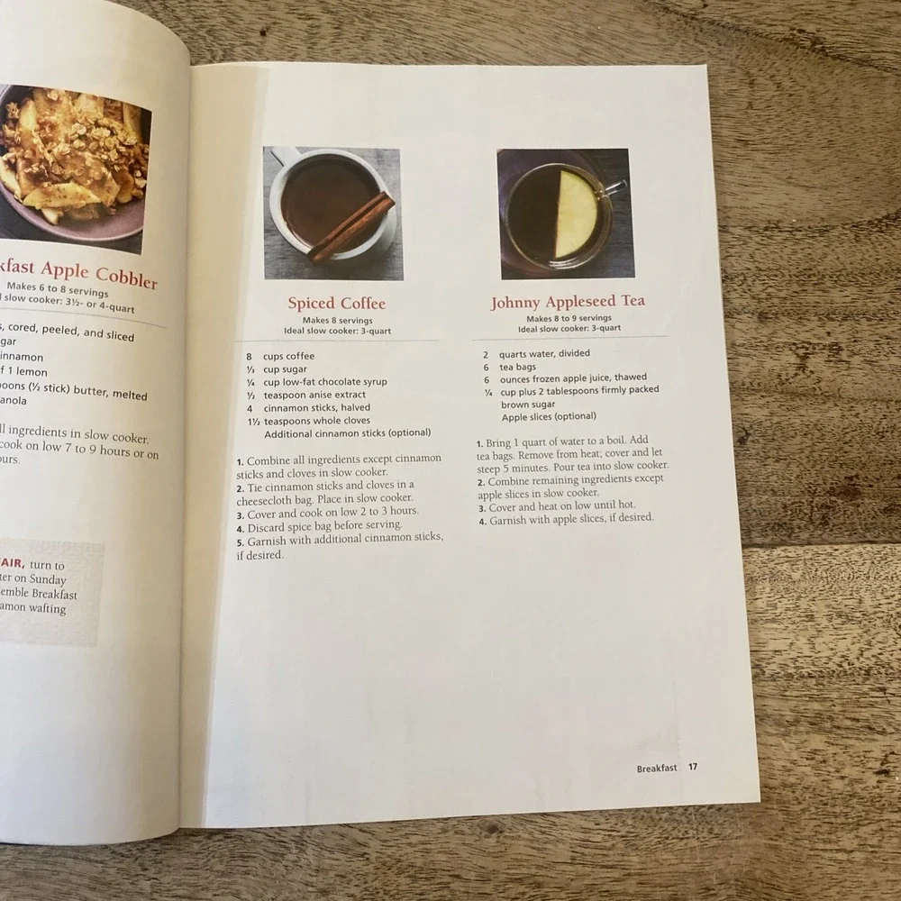 2 Book HC New Chinese Cooking Class Cookbook, Fix It and Forget It Slow Cooker